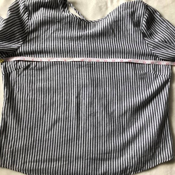 Kontrol striped top bell sleeves XL - Picture 6 of 8